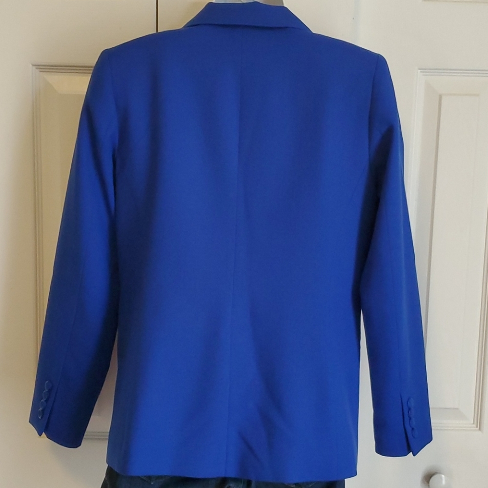 Pendleton Royal Blue Wool Single Button Blazer - image 7